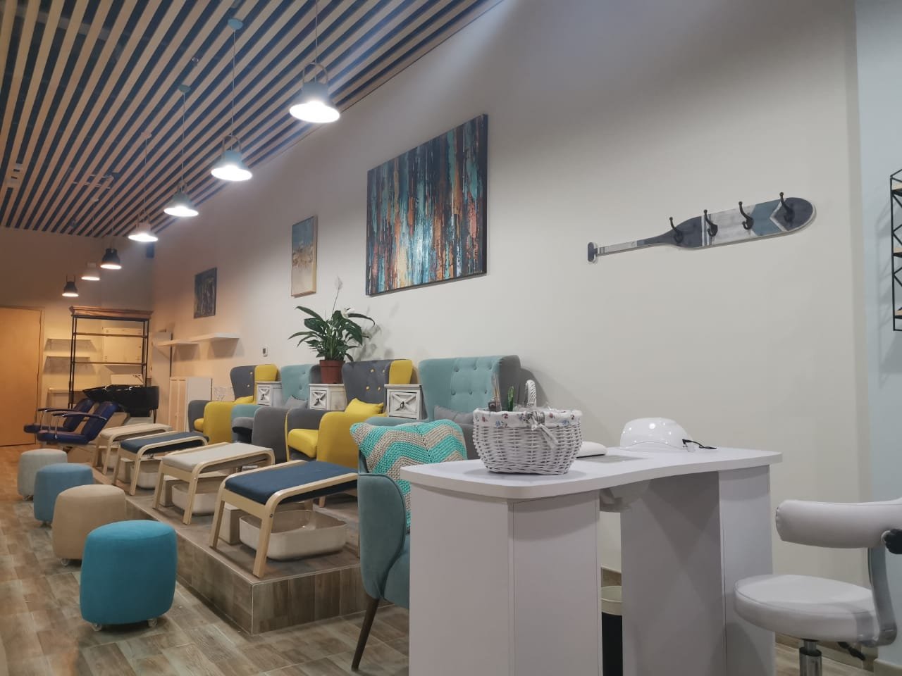 Zoli Fam Salon Interior - Pedicure Area